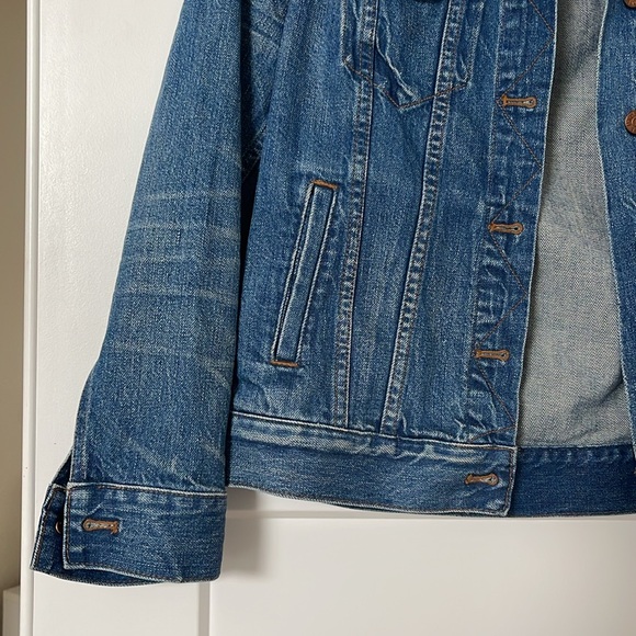 Madewell The Jean Jacket  Classic Blue Denim Jacket - Picture 10 of 13